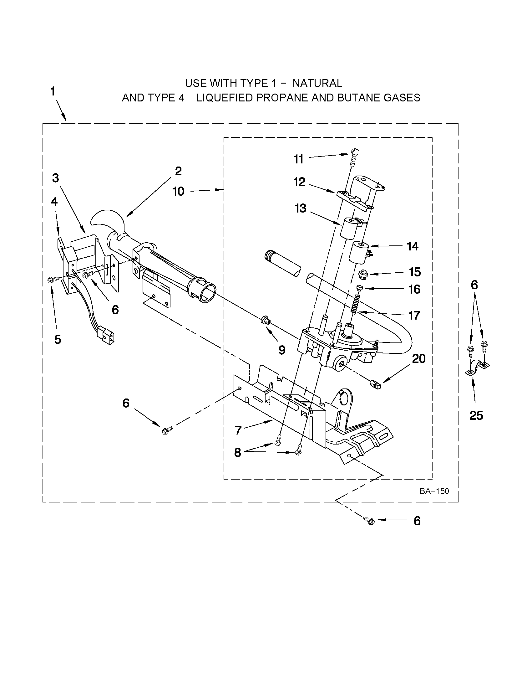 8318272 BURNER ASSEMBLY