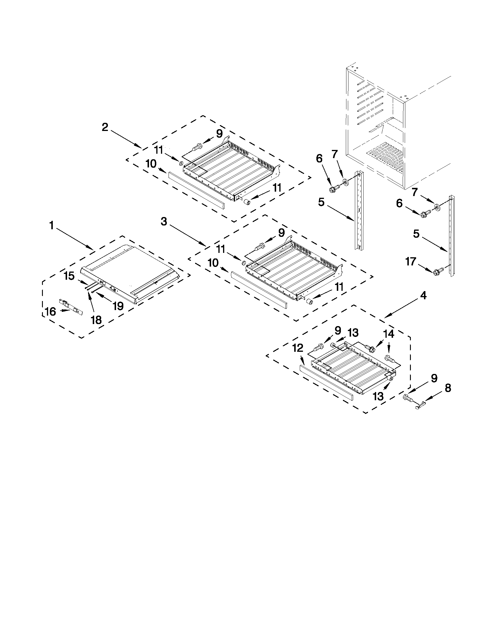 Shelf parts