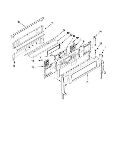 Control panel parts