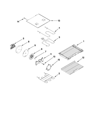 Internal oven parts