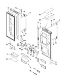 Refrigerator door parts