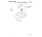 KitchenAid KGRS206XBL1 cooktop parts diagram