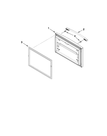Freezer door parts