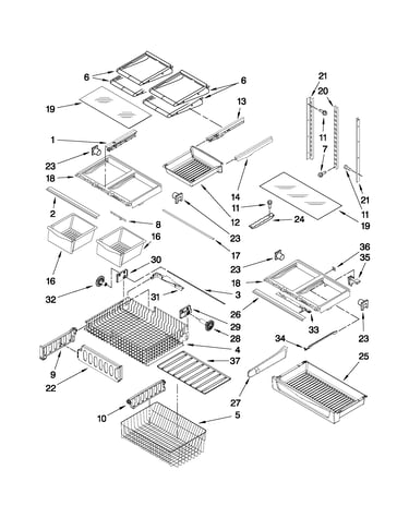 Shelf parts