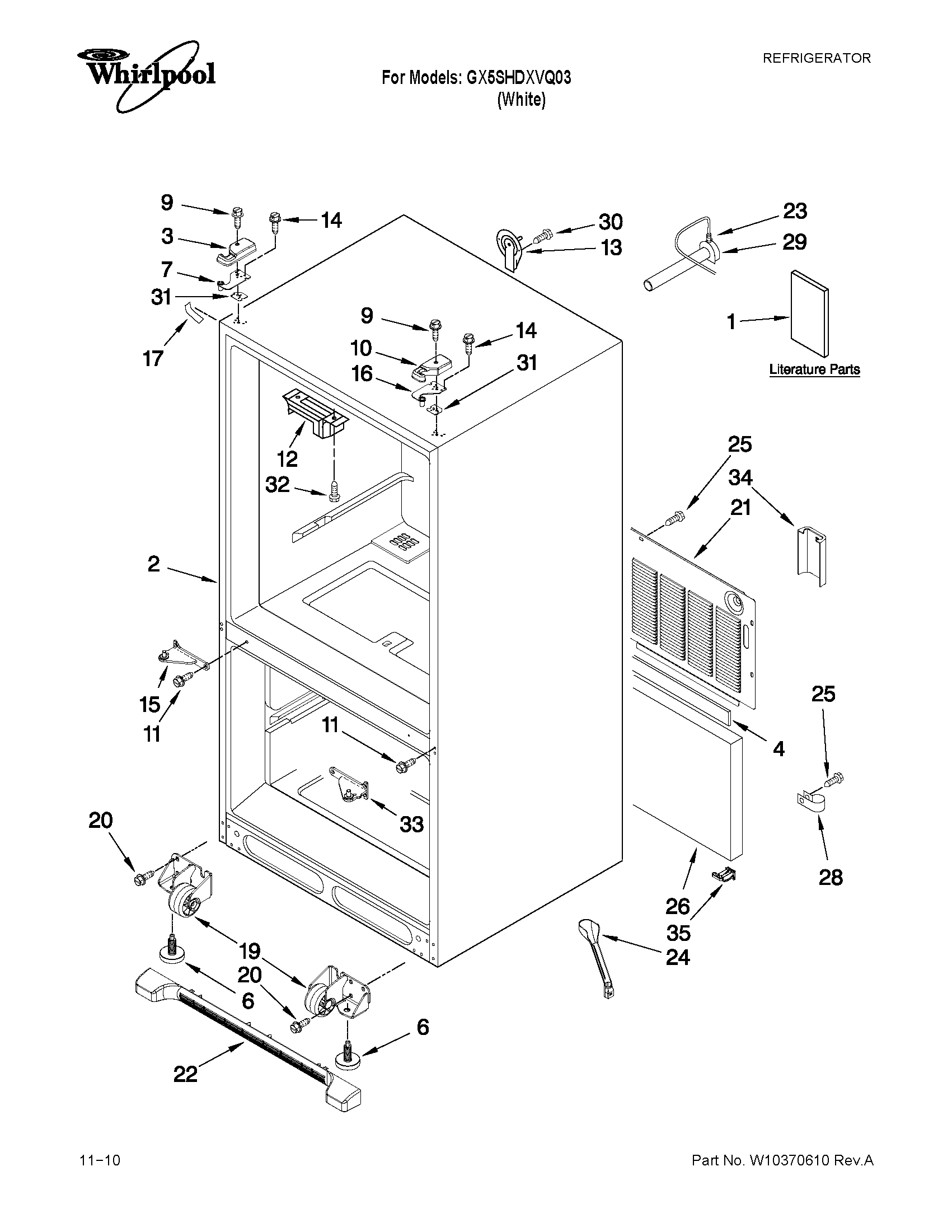 Cabinet parts