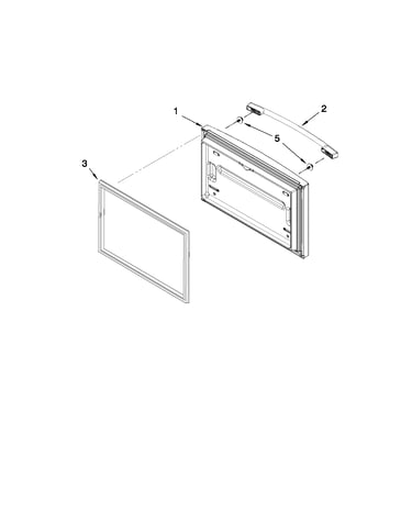 Freezer door parts