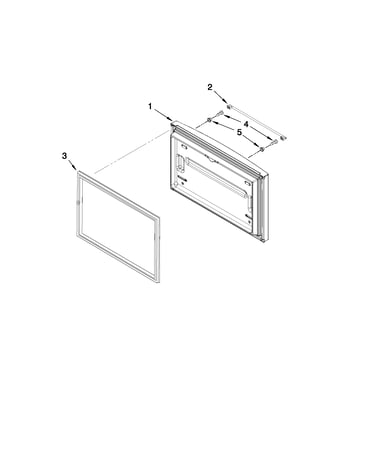 Freezer door parts