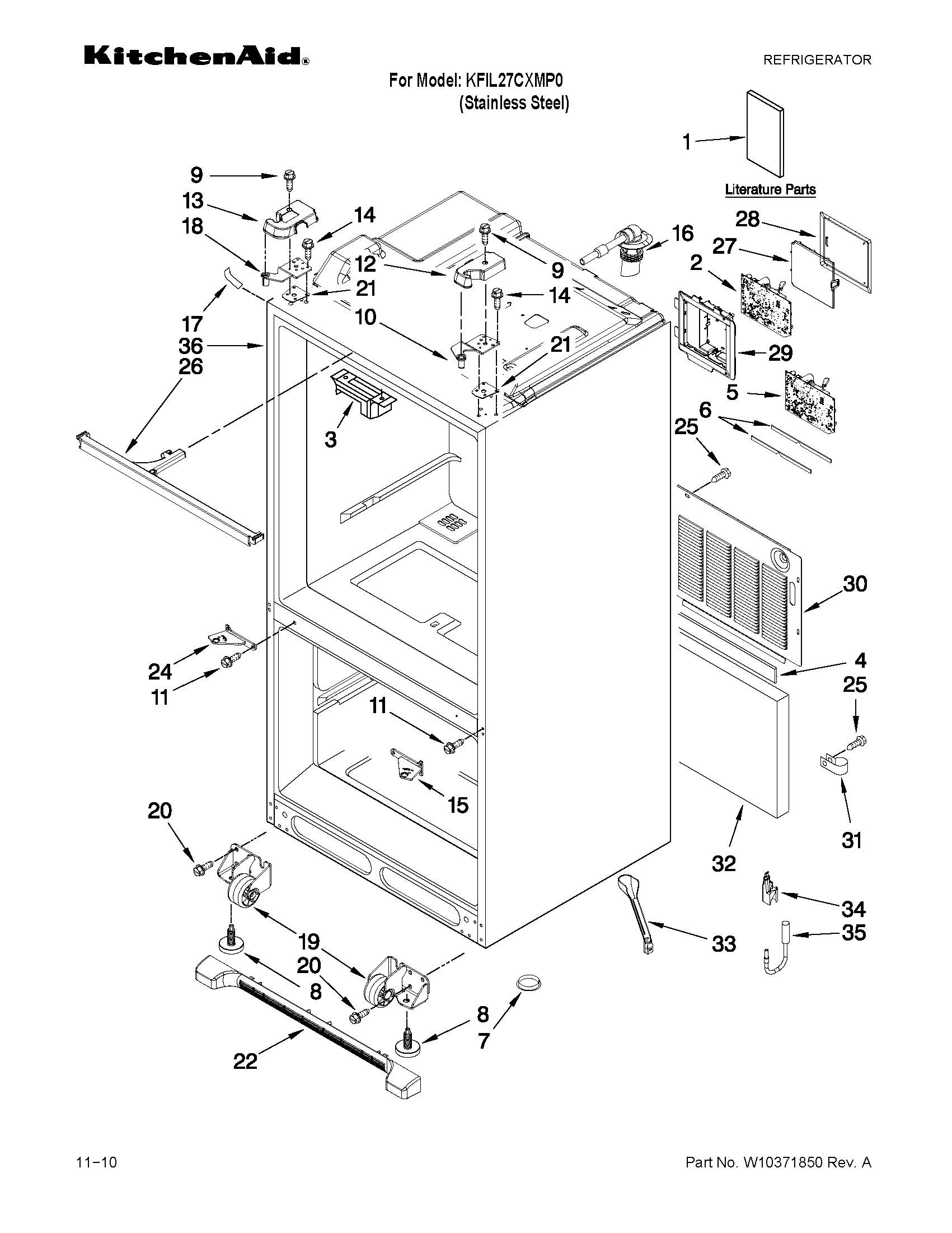 CABINET PARTS