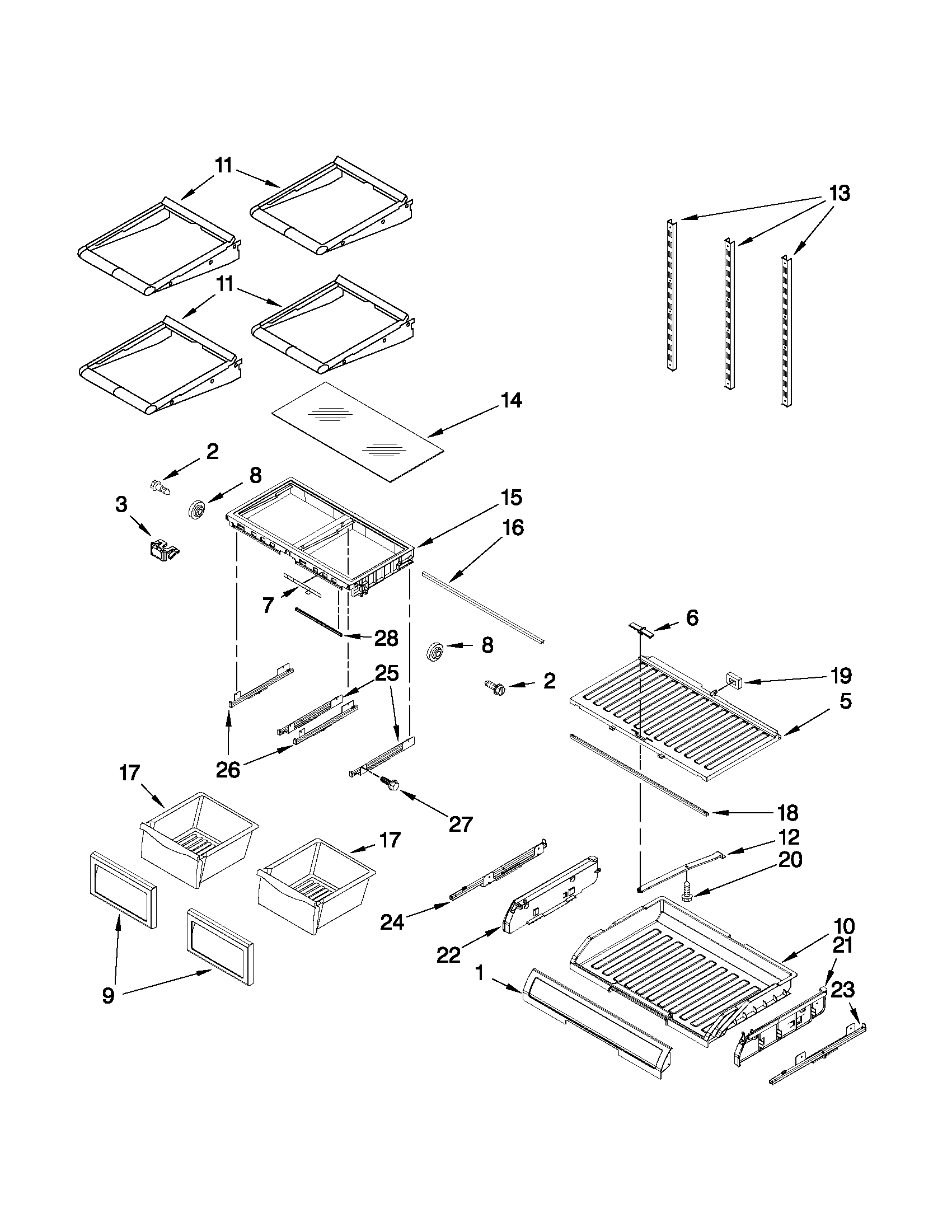 SHELF PARTS