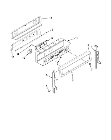 Control panel parts