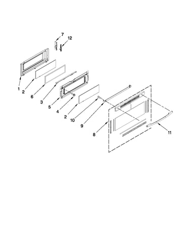 Upper door parts