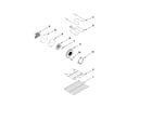 Maytag MET8885XW00 internal oven parts diagram