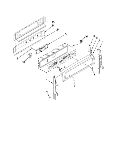 Control panel parts