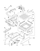 Evaporator, ice cutter grid and water parts