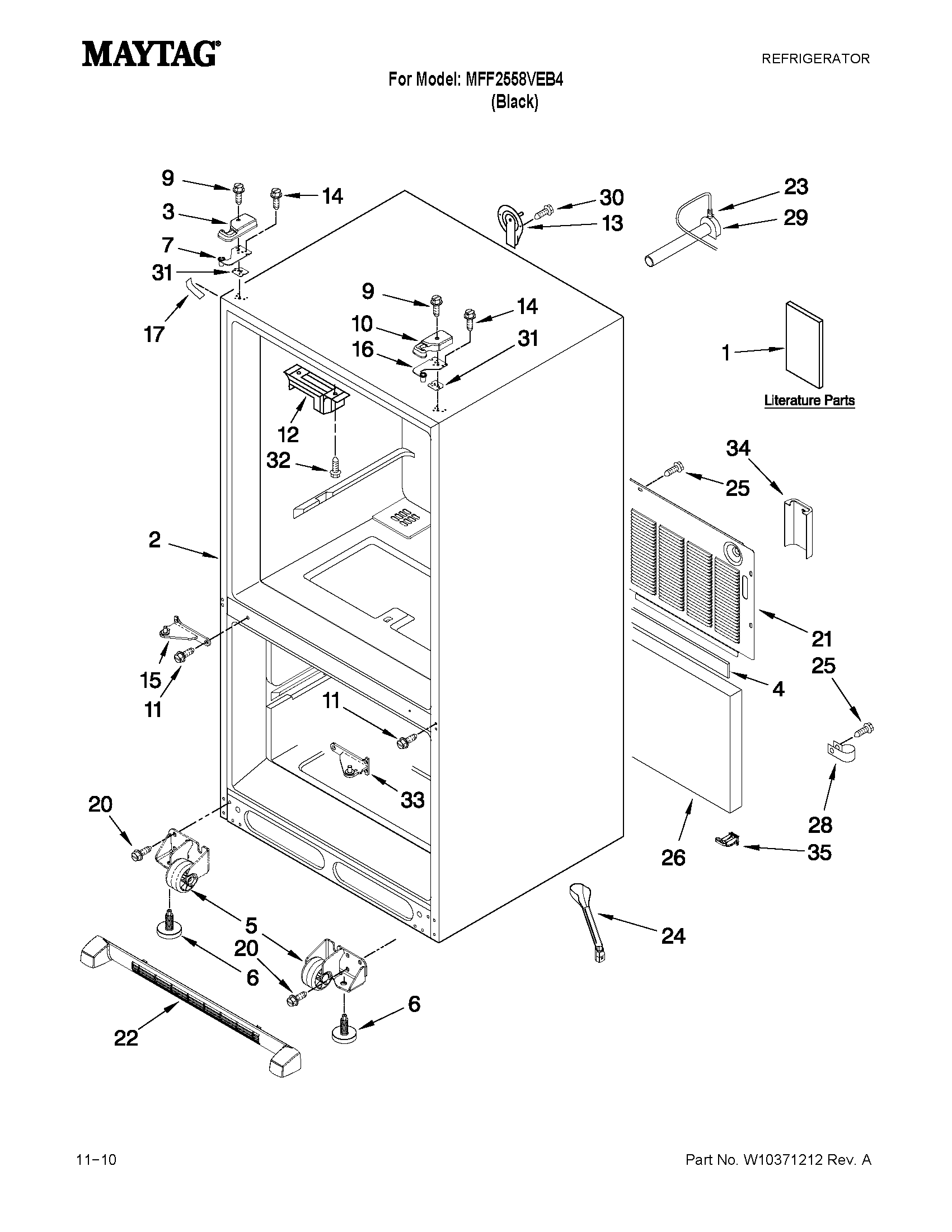 CABINET PARTS