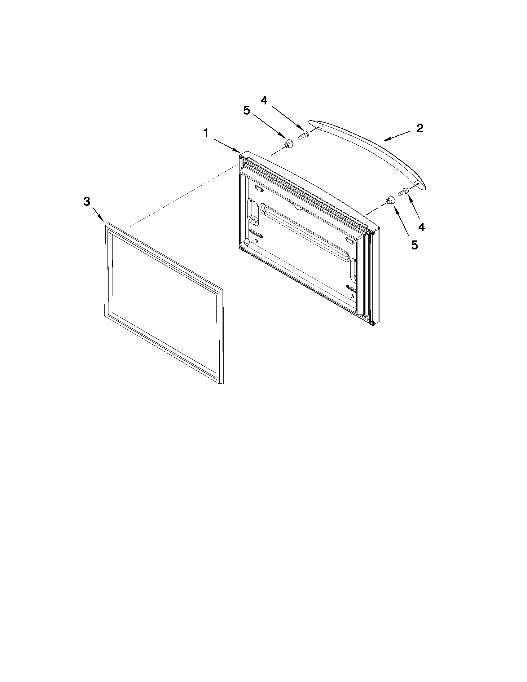 Freezer door parts