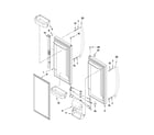 Maytag MFC2061KES7 refrigerator door parts diagram