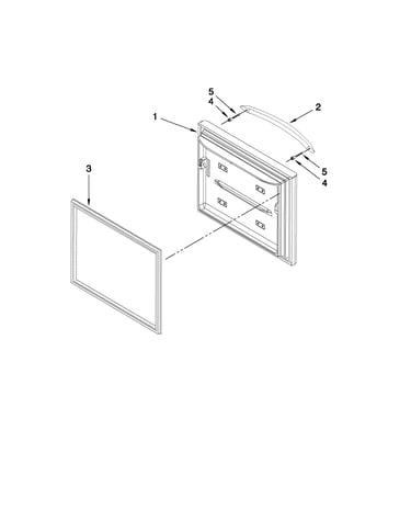 Freezer door parts