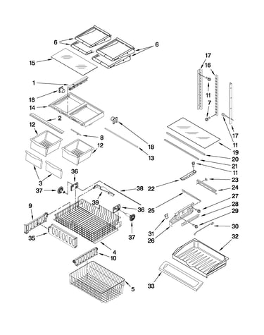 Shelf parts