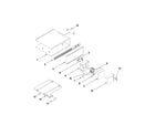 KitchenAid KEWS175SPA03 internal warming drawer parts diagram