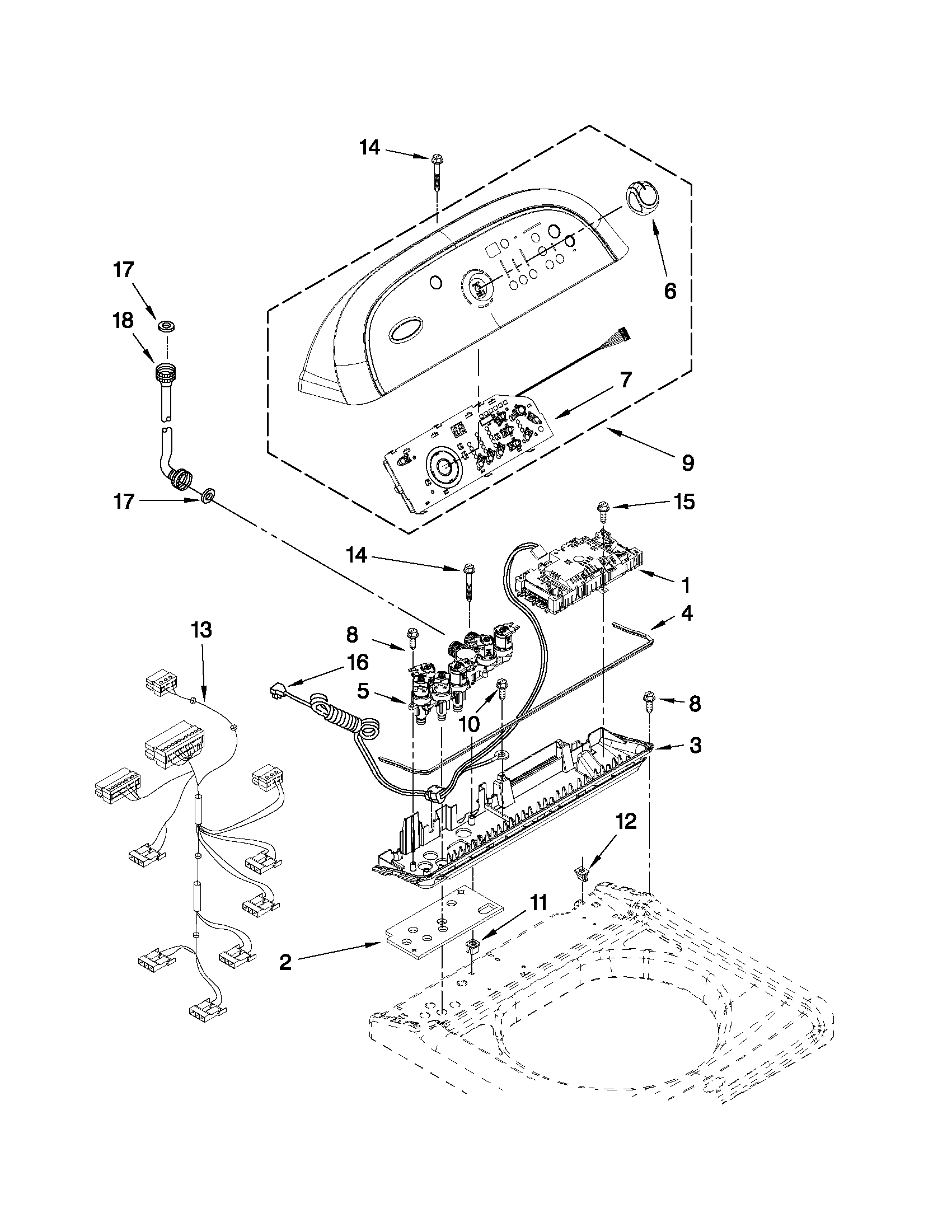 Control panel parts