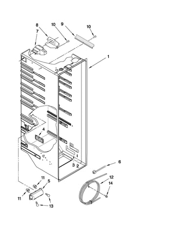 Refrigerator liner parts