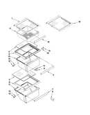 Refrigerator shelf parts