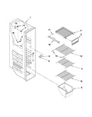Freezer liner parts