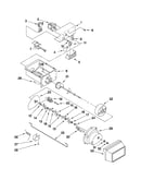 Motor and ice container parts