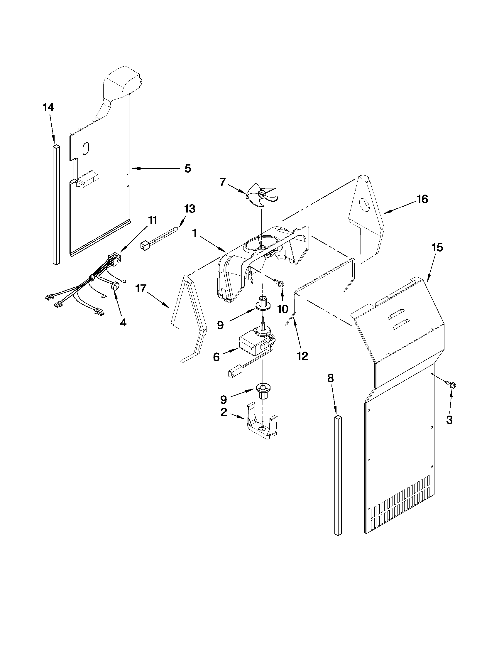 Air flow parts
