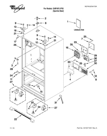 Cabinet parts