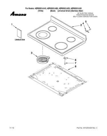 Cooktop parts