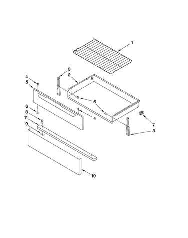 Drawer & broiler parts