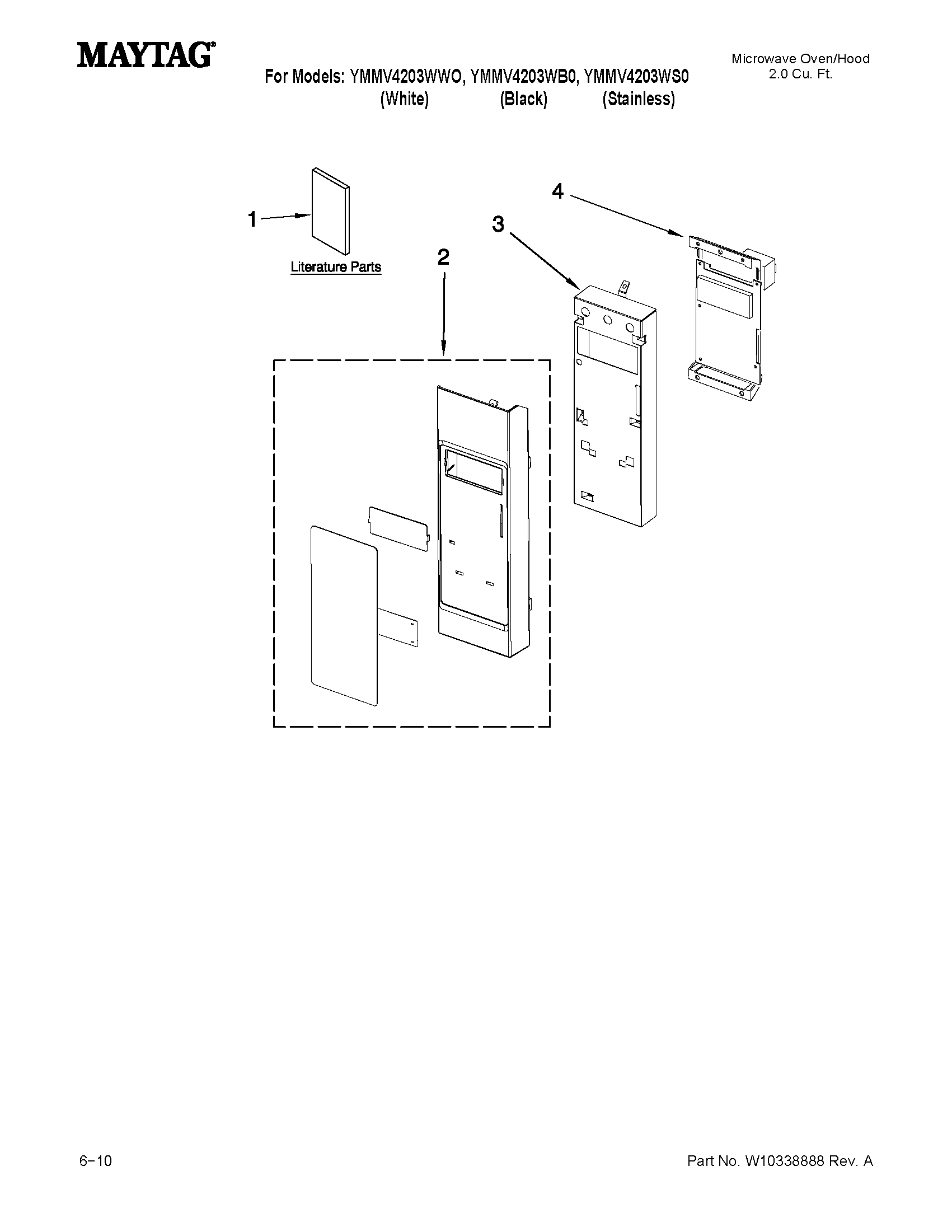 Control panel parts