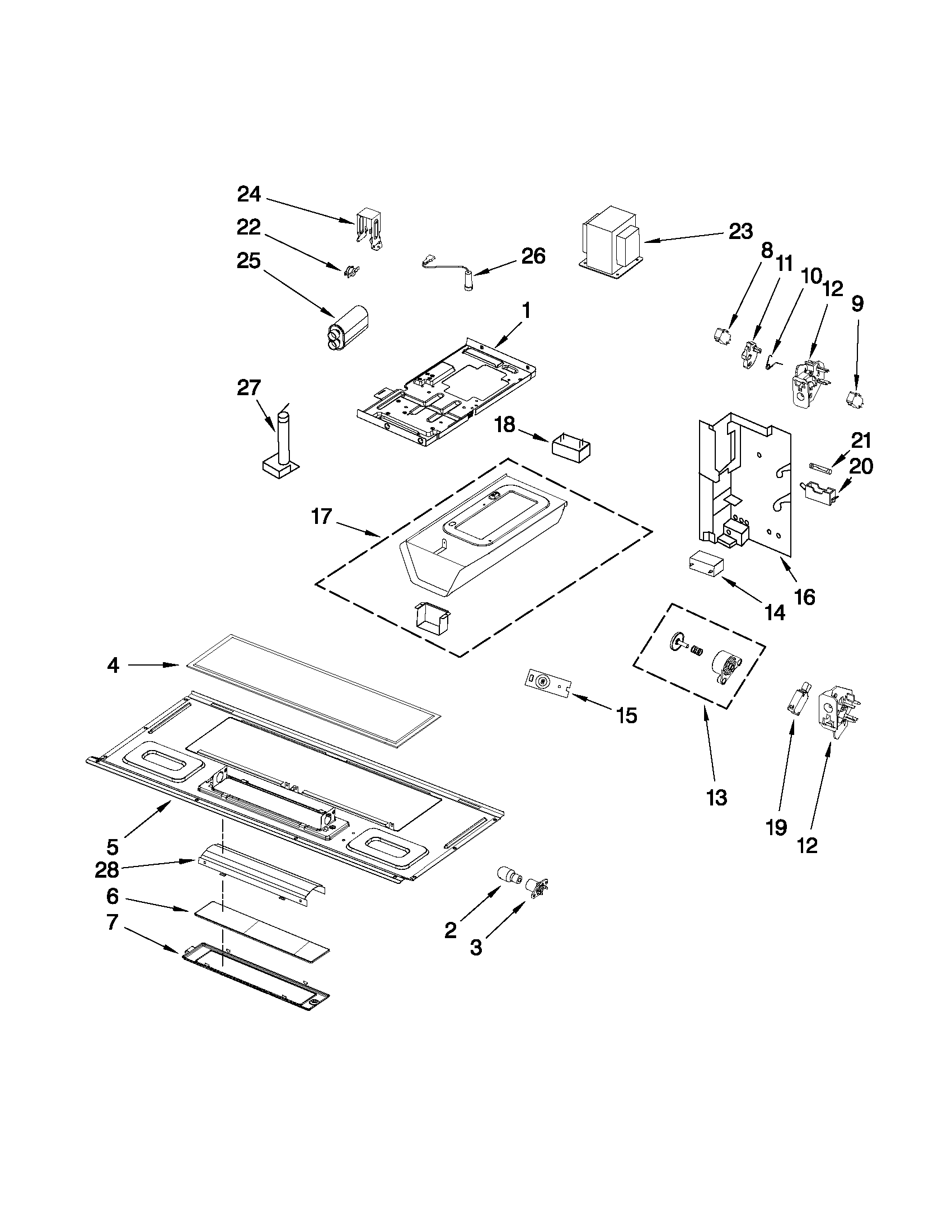 Interior and ventilation parts
