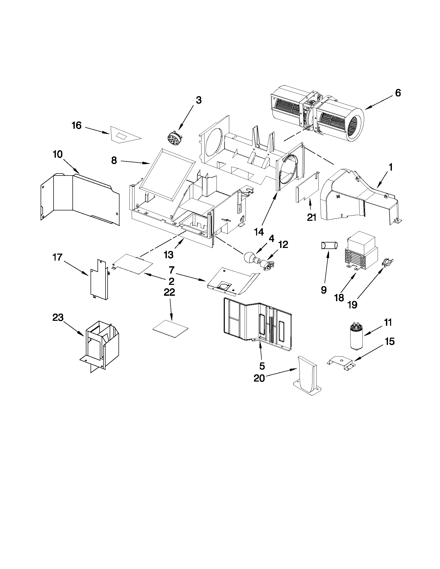Air flow parts
