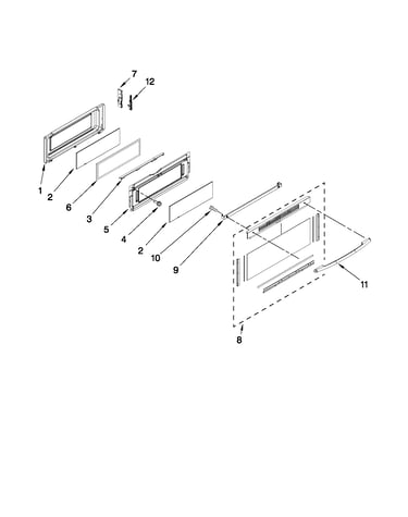 Upper door parts