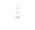 Maytag YMET8665XB00 rack and element parts diagram