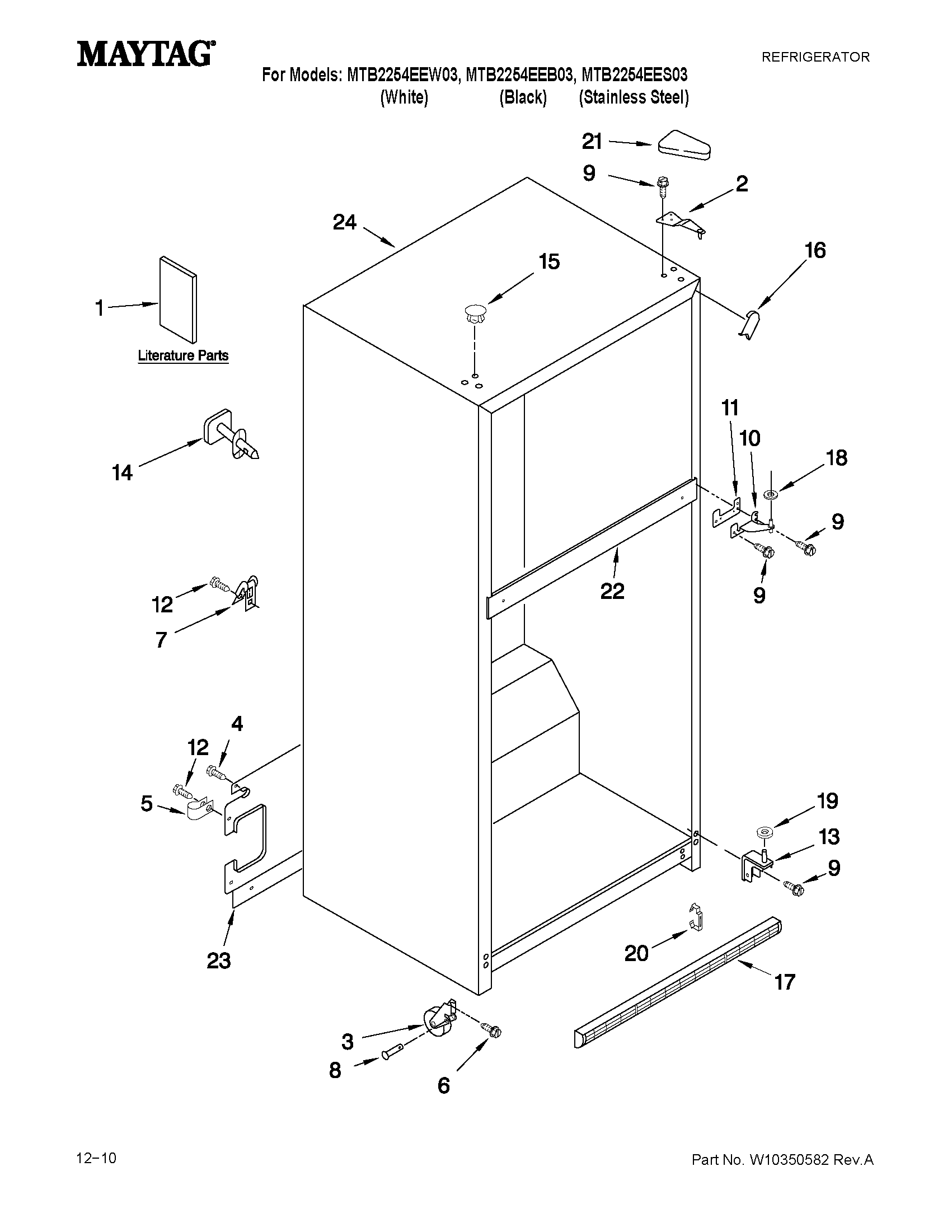 CABINET PARTS