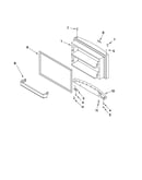 Freezer door parts