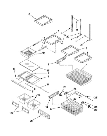 Shelf parts