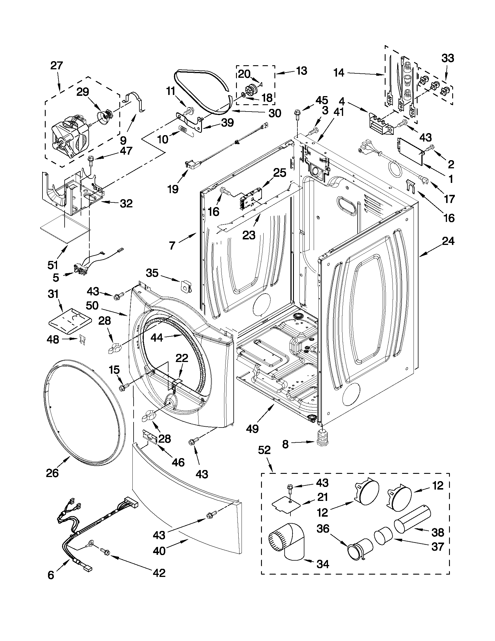 Cabinet parts