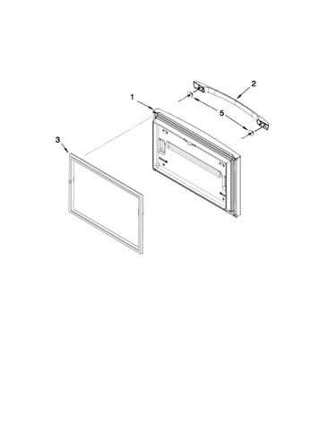 Freezer door parts