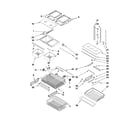 Amana AFF2534FEW4 shelf parts diagram