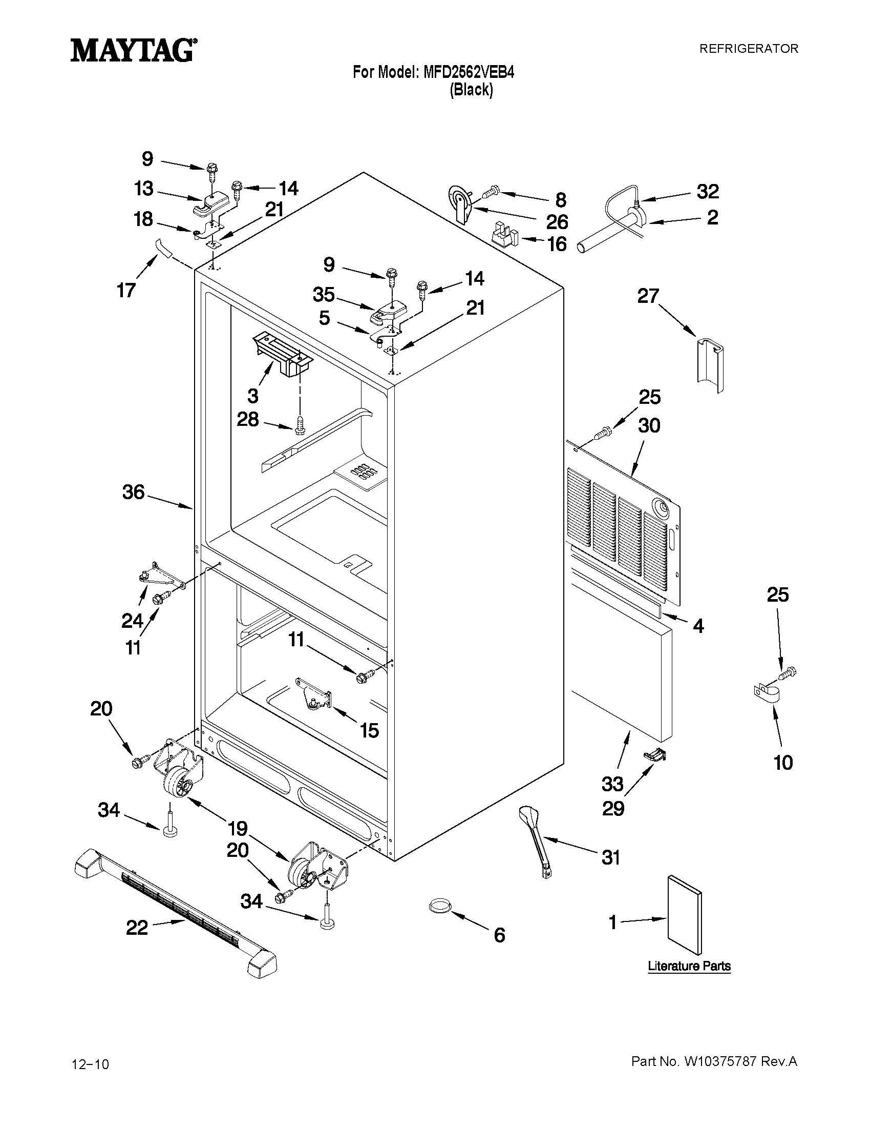 Cabinet parts