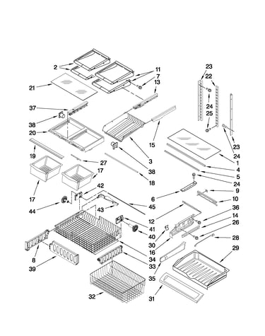 Shelf parts
