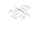 Whirlpool RBD277PVQ02 top venting parts diagram