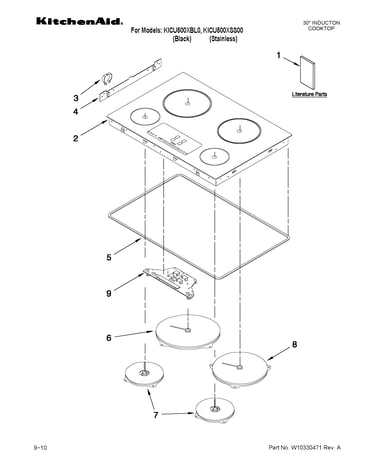 Cooktop parts