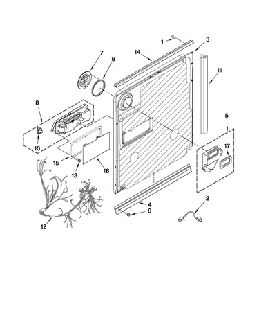 Inner door parts