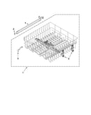 Upper rack and track parts